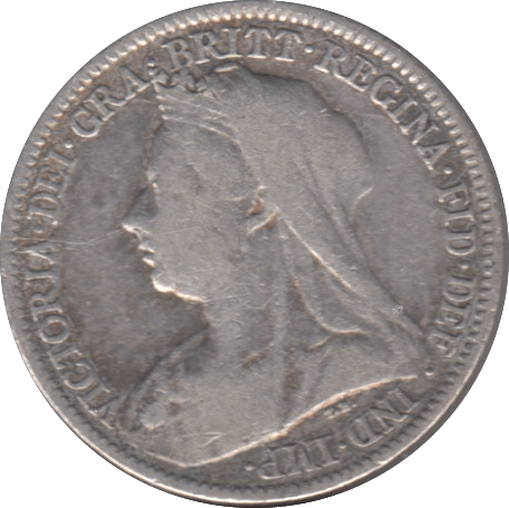 1895 SIXPENCE ( FINE ) 3 - Sixpence - Cambridgeshire Coins