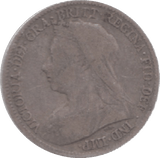 1895 SIXPENCE ( NF ) 9 - Sixpence - Cambridgeshire Coins