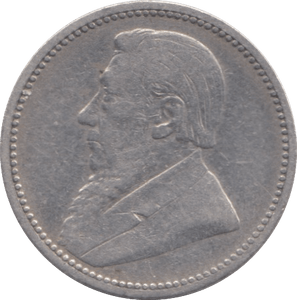 1895 SOUTH AFRICA SILVER SIXPENCE - SILVER WORLD COINS - Cambridgeshire Coins