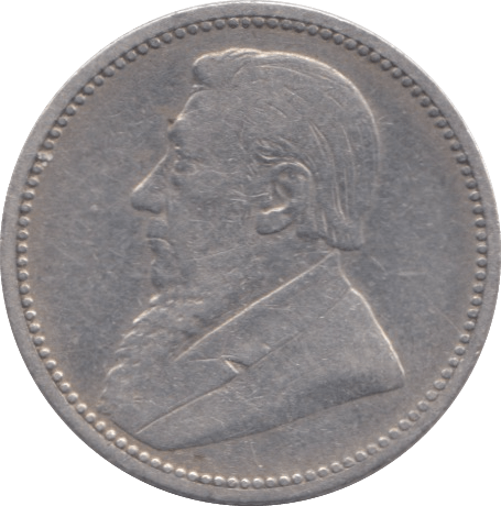 1895 SOUTH AFRICA SILVER SIXPENCE - SILVER WORLD COINS - Cambridgeshire Coins