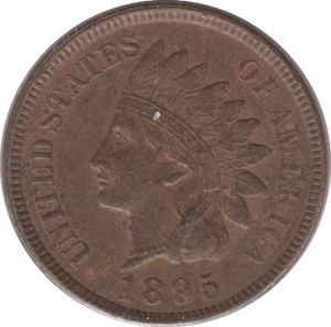 1895 USA ONE CENT - WORLD COINS - Cambridgeshire Coins