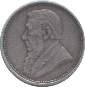 1896 3 ZAR SOUTH AFRICA SILVER - SILVER WORLD COINS - Cambridgeshire Coins