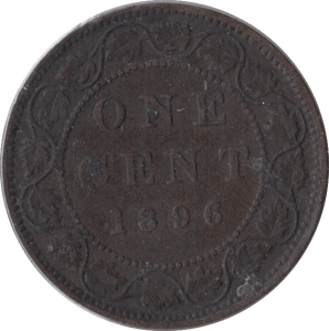 1896 CANADA ONE CENT - WORLD COINS - Cambridgeshire Coins