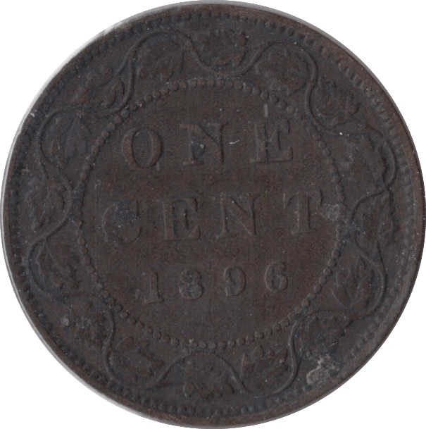 1896 CANADA ONE CENT - WORLD COINS - Cambridgeshire Coins
