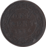 1896 CANADA ONE CENT - WORLD COINS - Cambridgeshire Coins