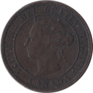 1896 CANADA ONE CENT - WORLD COINS - Cambridgeshire Coins
