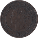 1896 CANADA ONE CENT - WORLD COINS - Cambridgeshire Coins