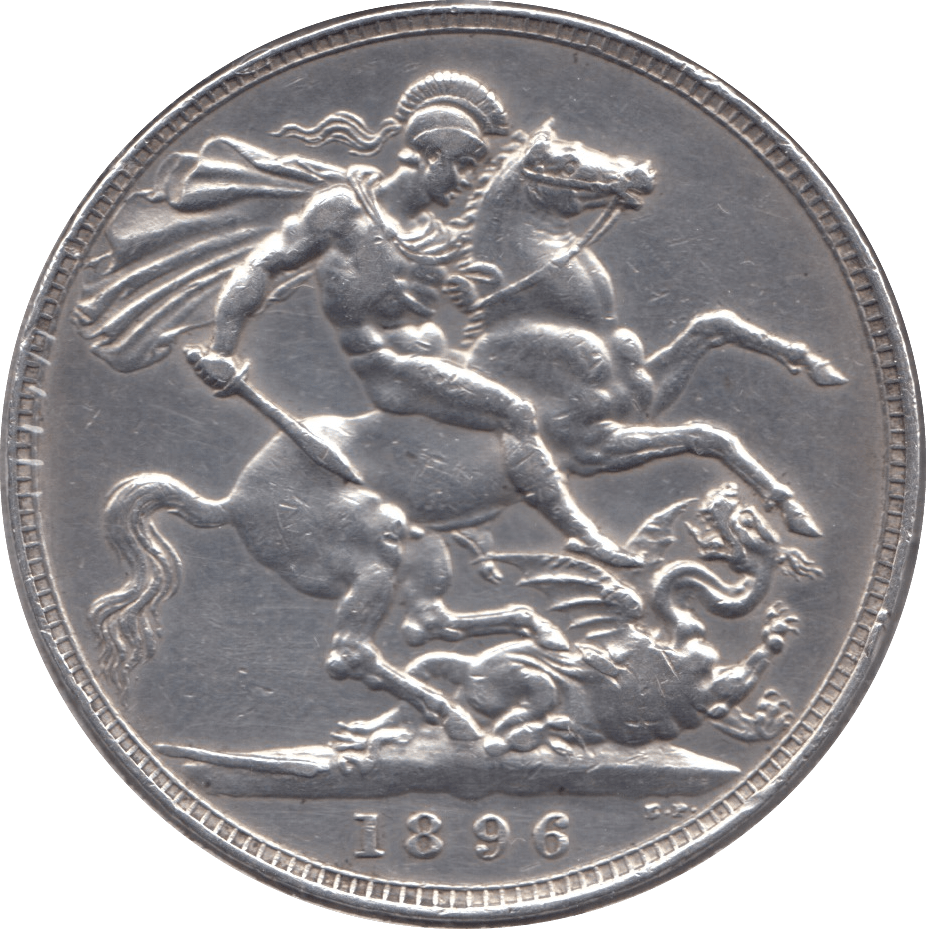 1896 CROWN ( EF ) LX - Crown - Cambridgeshire Coins