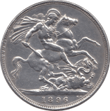 1896 CROWN ( EF ) LX - Crown - Cambridgeshire Coins