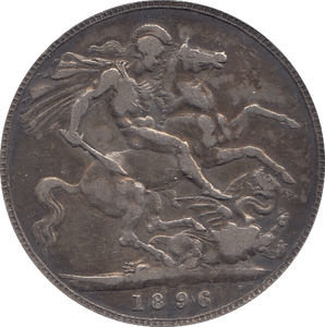 1896 CROWN ( F ) A - Crown - Cambridgeshire Coins