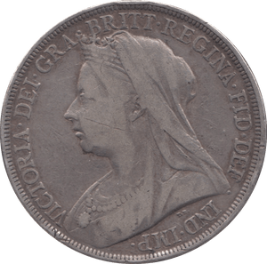 1896 CROWN ( FINE ) 3 - Crown - Cambridgeshire Coins