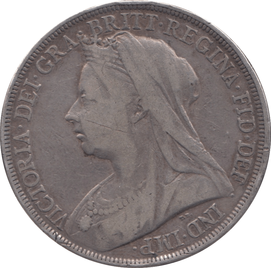 1896 CROWN ( FINE ) 3 - Crown - Cambridgeshire Coins
