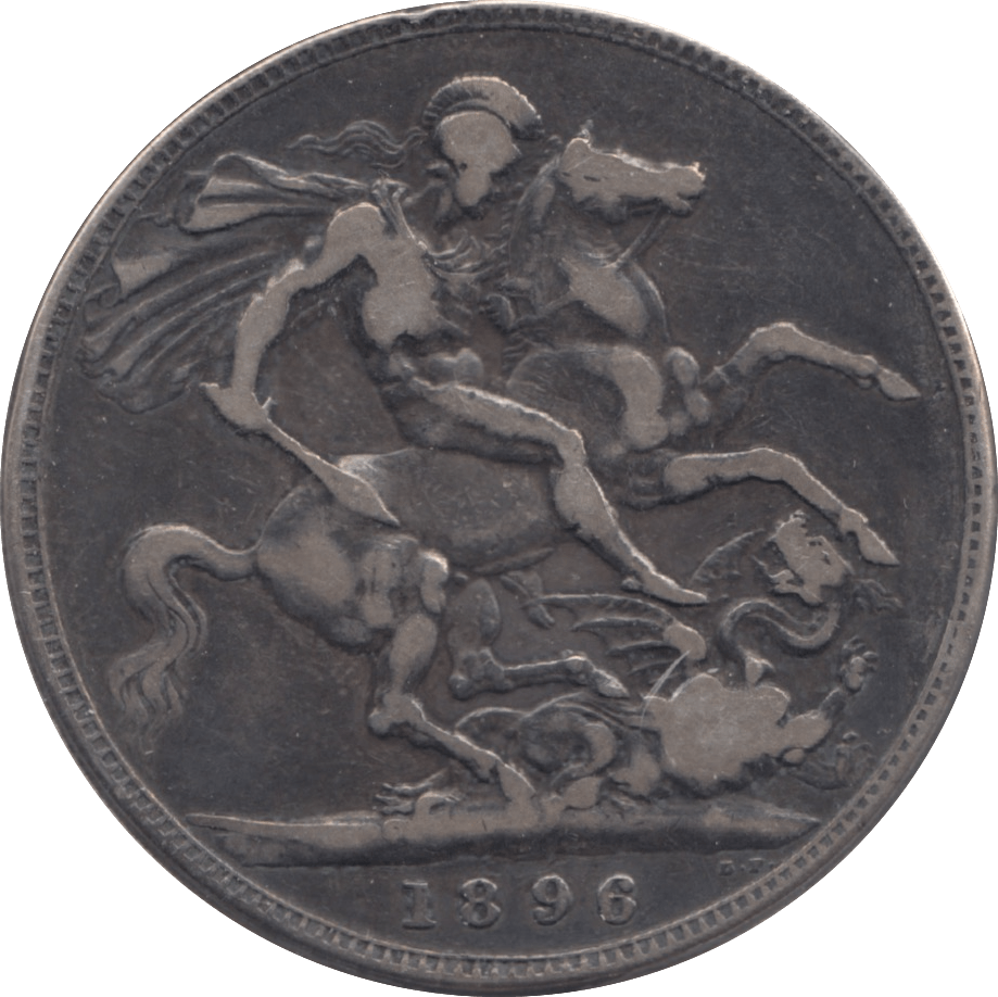 1896 CROWN ( FINE ) 6 - Crown - Cambridgeshire Coins