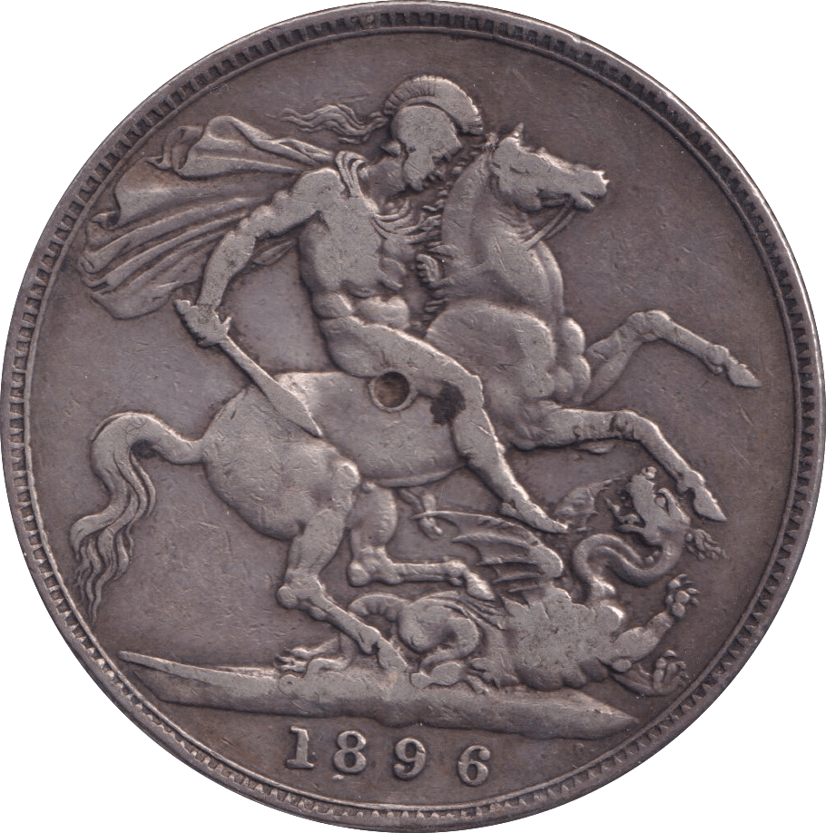 1896 CROWN ( FINE ) - Crown - Cambridgeshire Coins