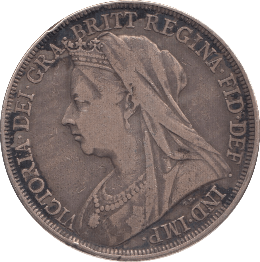 1896 CROWN ( FINE ) LX - Crown - Cambridgeshire Coins