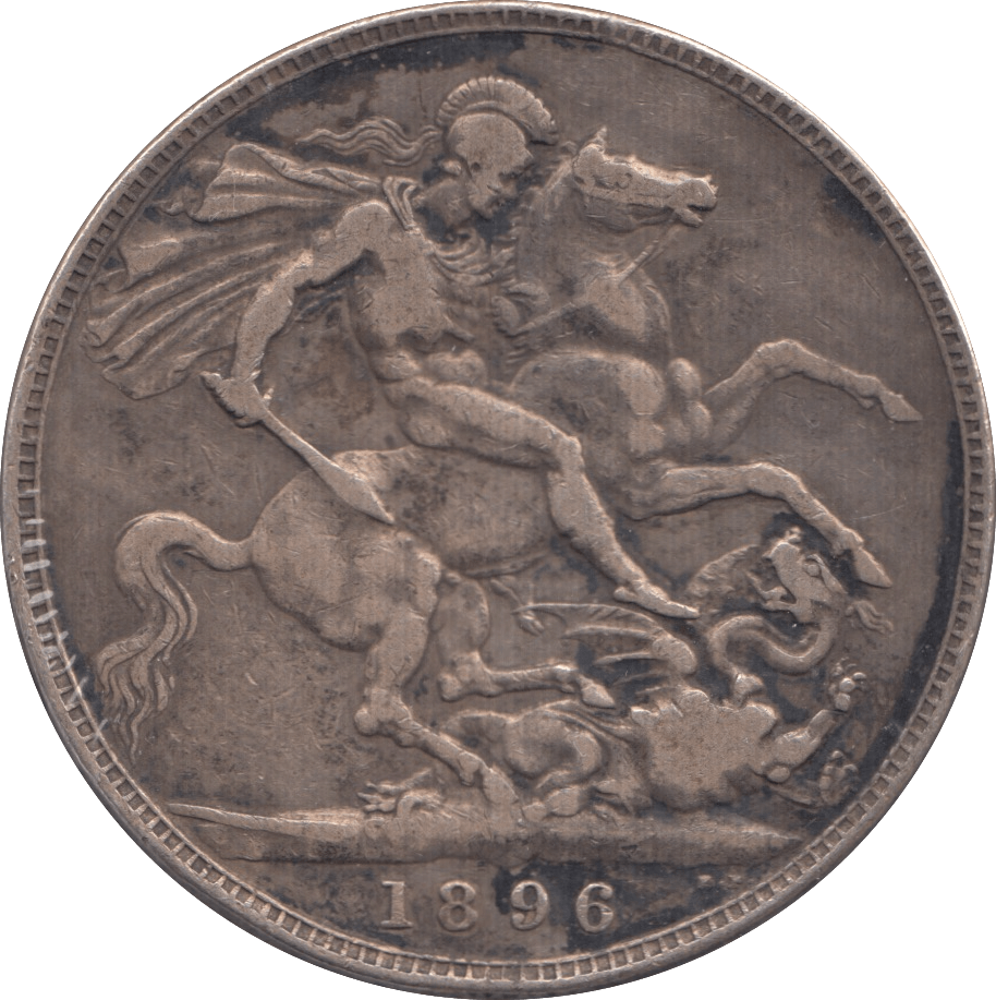 1896 CROWN ( FINE ) LX - Crown - Cambridgeshire Coins