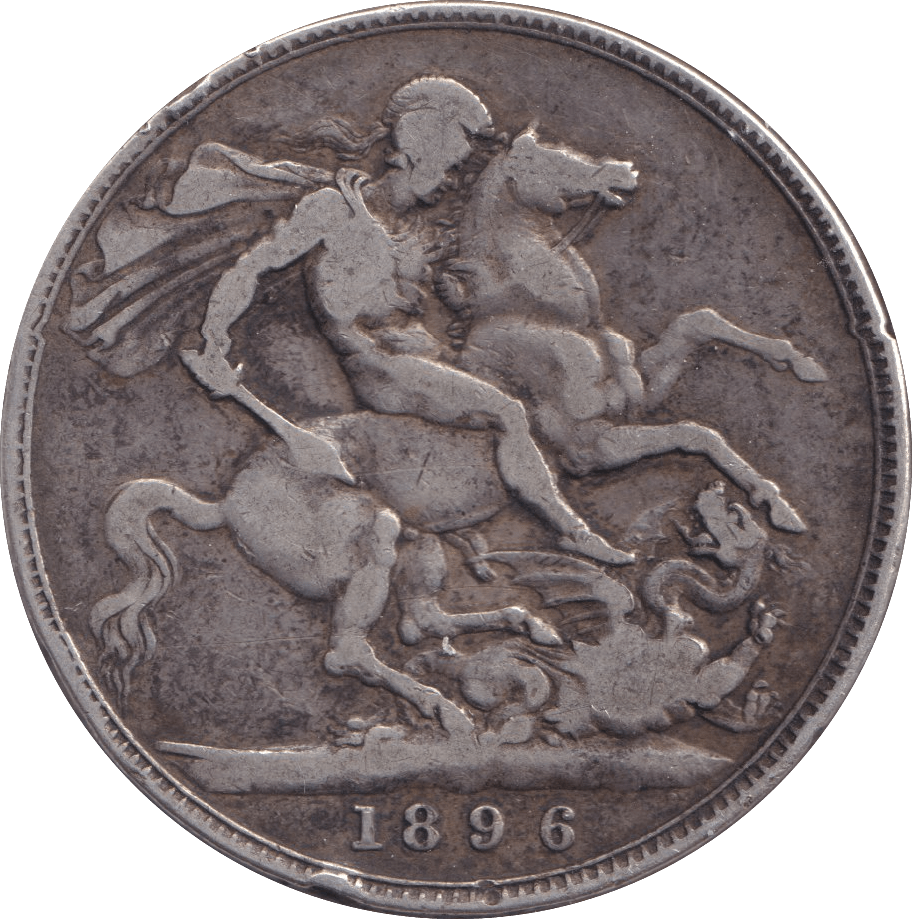 1896 CROWN ( FINE ) LX - Crown - Cambridgeshire Coins
