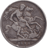 1896 CROWN ( FINE ) LX - Crown - Cambridgeshire Coins