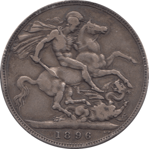 1896 CROWN ( GF ) 11 - Crown - Cambridgeshire Coins