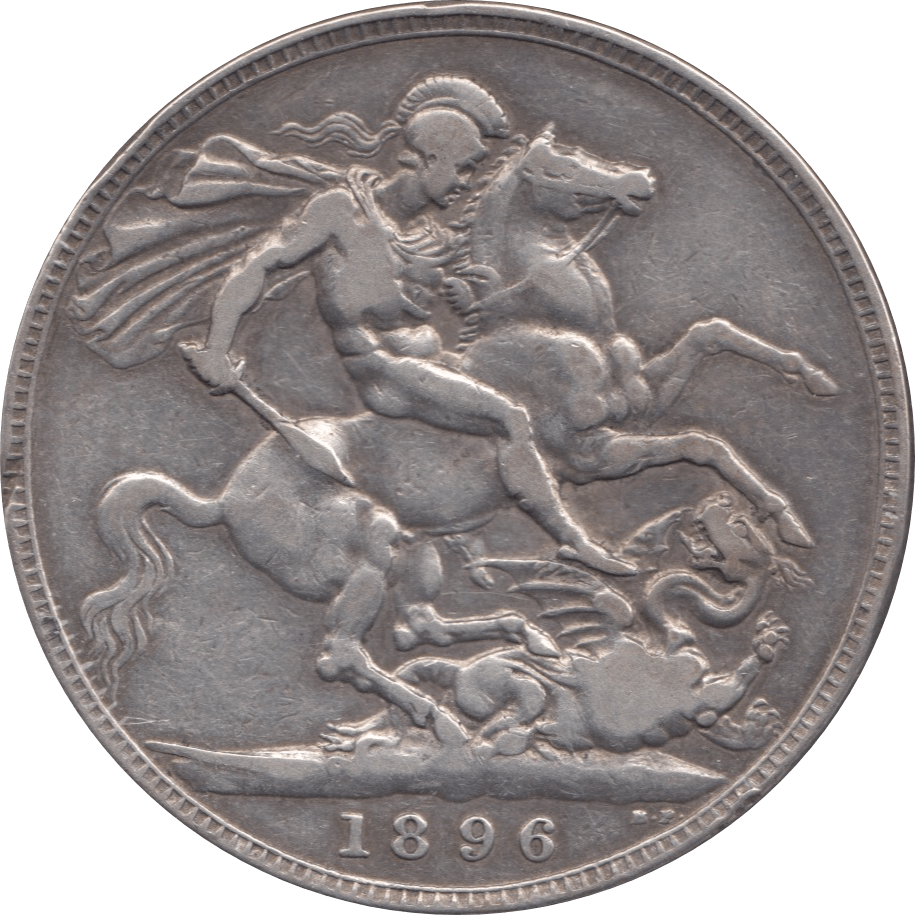 1896 CROWN ( GF ) 3 LIX - Crown - Cambridgeshire Coins