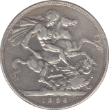 1896 CROWN ( GF ) 6 LX - CROWN - Cambridgeshire Coins