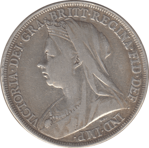 1896 CROWN ( GF ) 6 LX - CROWN - Cambridgeshire Coins