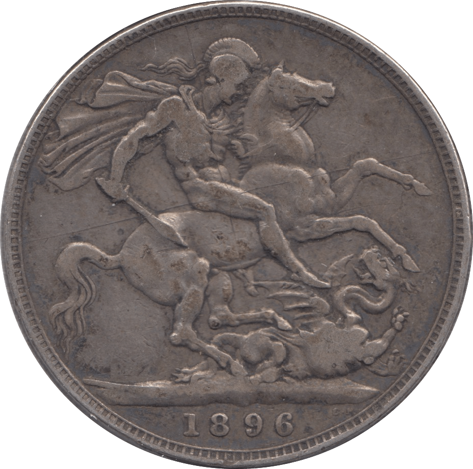 1896 CROWN ( GF ) 8 - Crown - Cambridgeshire Coins