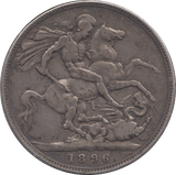 1896 CROWN ( GF ) 8 - Crown - Cambridgeshire Coins