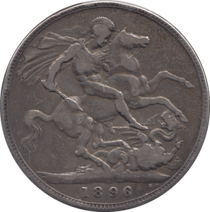 1896 CROWN ( GF ) - Crown - Cambridgeshire Coins