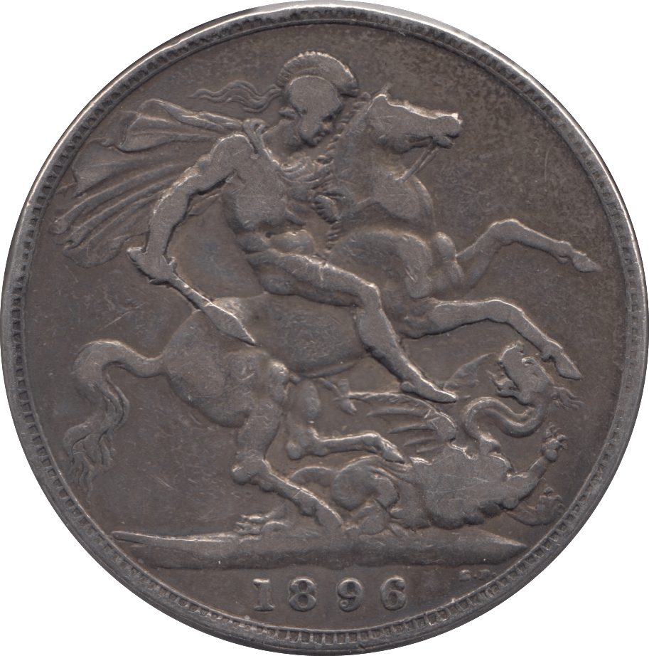 1896 CROWN ( GF ) - Crown - Cambridgeshire Coins