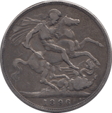 1896 CROWN ( GF ) - Crown - Cambridgeshire Coins