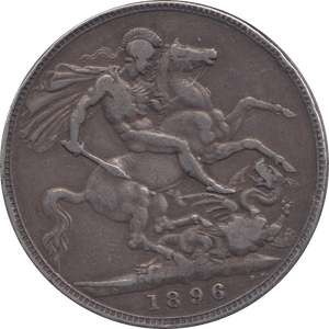 1896 CROWN ( GF ) LIX 5 - Crown - Cambridgeshire Coins