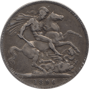 1896 CROWN ( GF ) LX 3 - Crown - Cambridgeshire Coins