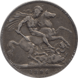 1896 CROWN ( GF ) LX 3 - Crown - Cambridgeshire Coins