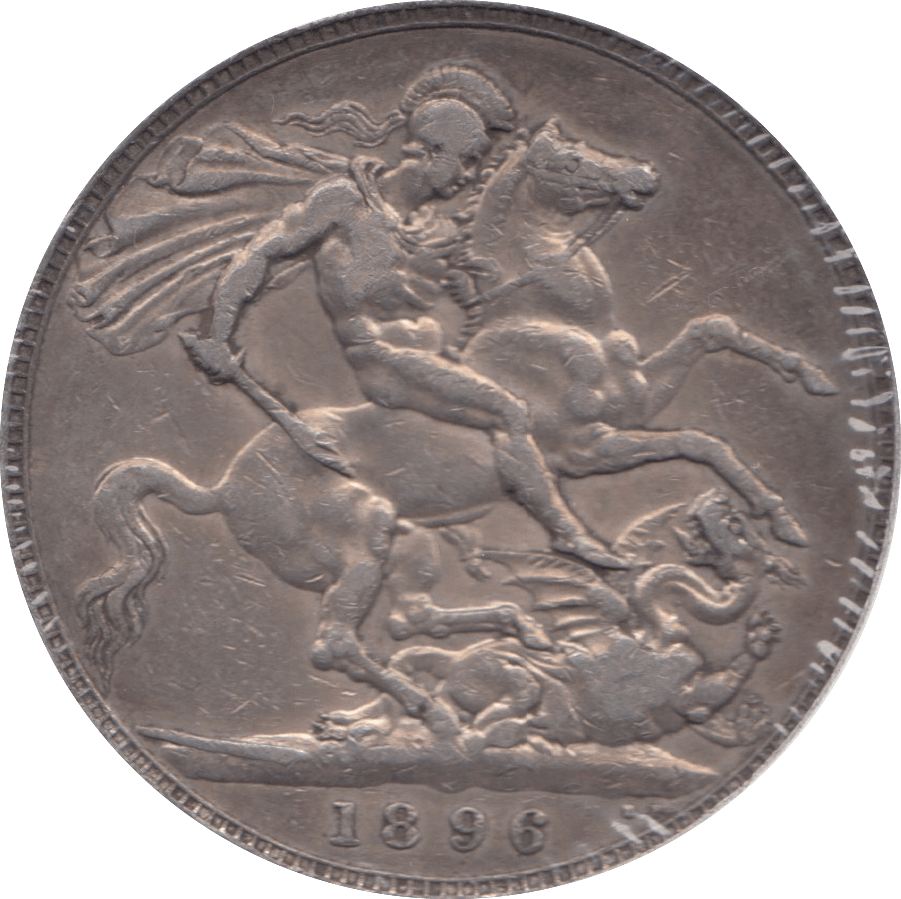 1896 CROWN ( GF ) LX 4 - Crown - Cambridgeshire Coins