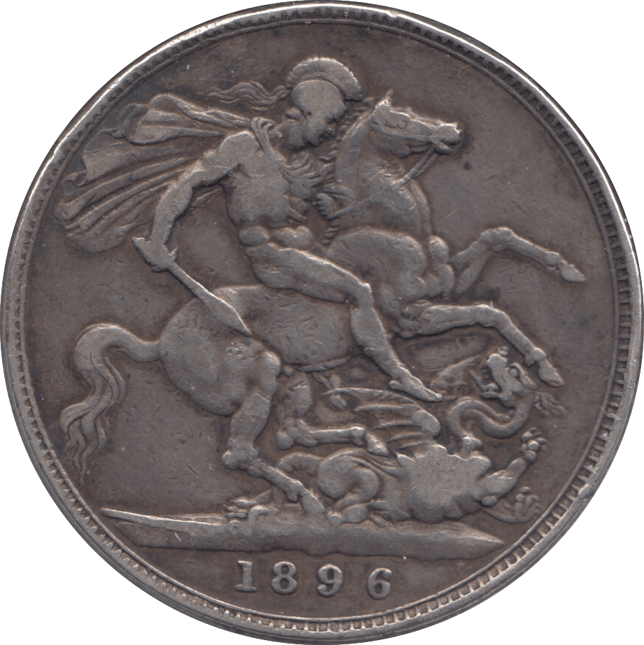 1896 CROWN ( GF ) LX REF 7 - Crown - Cambridgeshire Coins