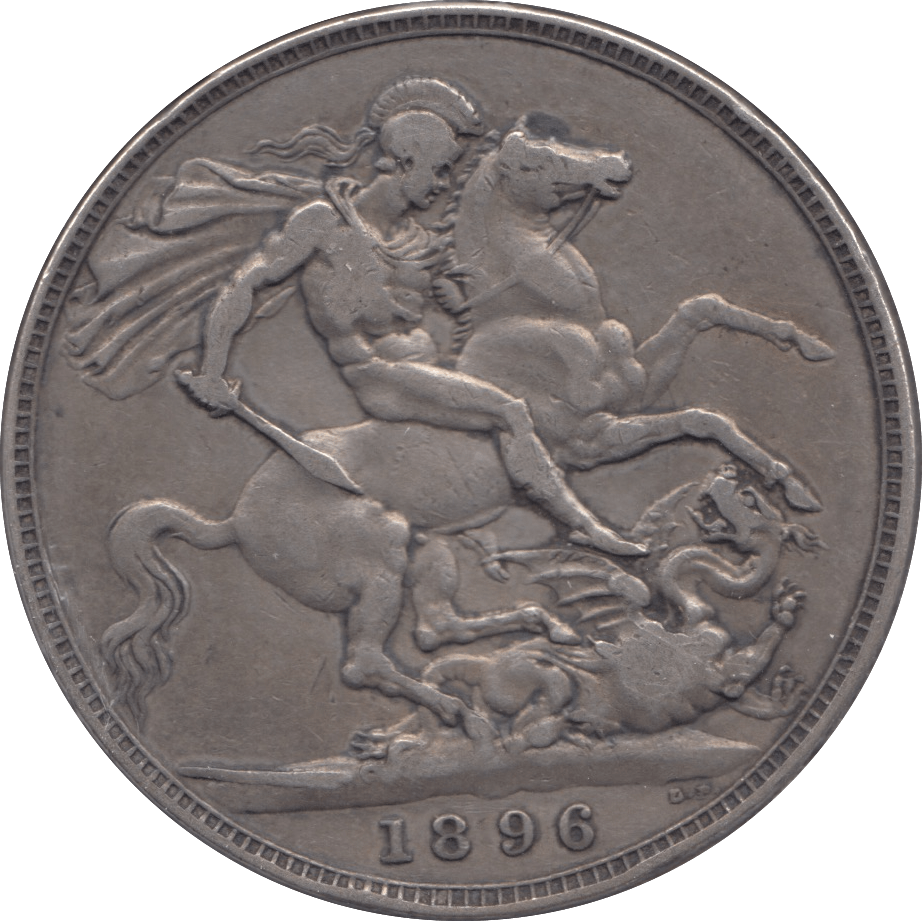 1896 CROWN ( VF ) LX 6 - Crown - Cambridgeshire Coins