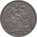 1896 CROWN ( VF ) LX 6 - Crown - Cambridgeshire Coins