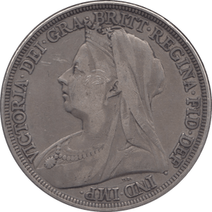 1896 CROWN ( VF ) LX 6 - Crown - Cambridgeshire Coins