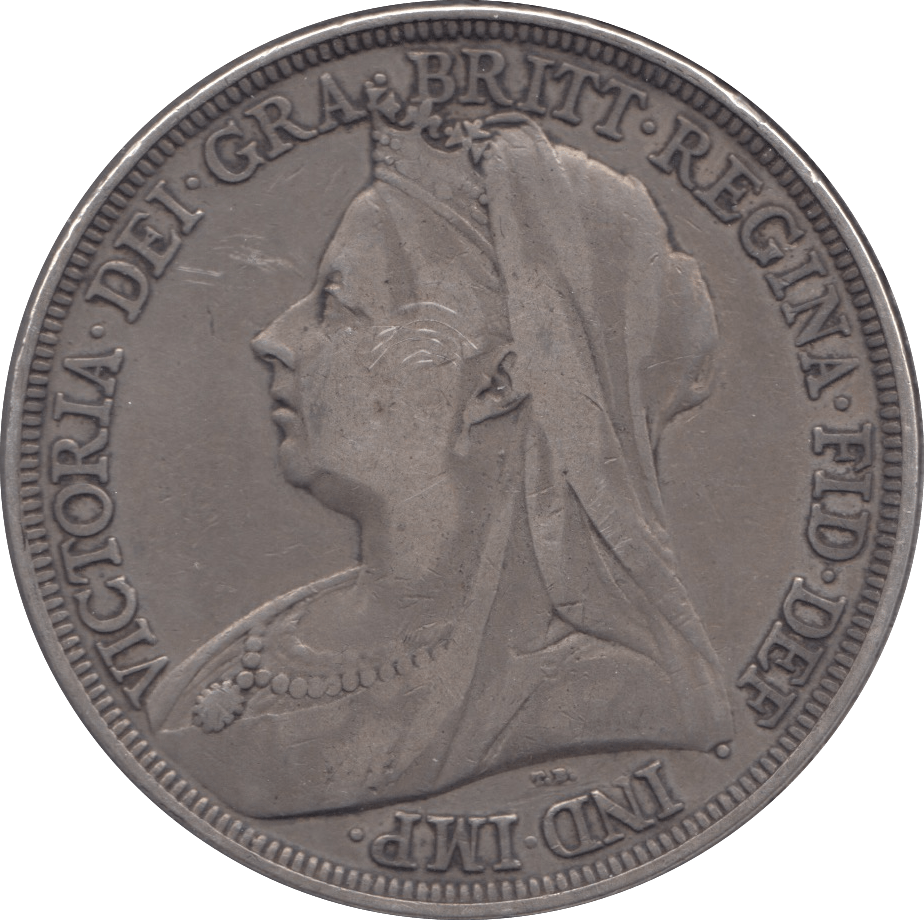 1896 CROWN ( VF ) LX 6 - Crown - Cambridgeshire Coins