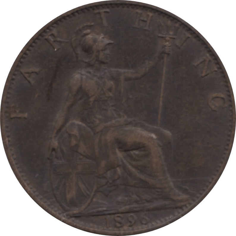 1896 FARTHING 2 ( GVF ) 59 - Farthing - Cambridgeshire Coins