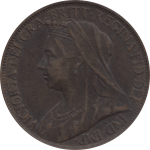 1896 FARTHING 2 ( GVF ) 59 - Farthing - Cambridgeshire Coins
