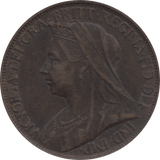 1896 FARTHING 2 ( GVF ) 59 - Farthing - Cambridgeshire Coins