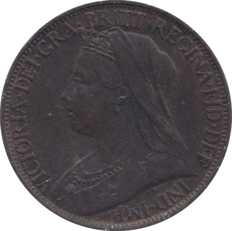 1896 FARTHING ( AUNC ) 23 - Farthing - Cambridgeshire Coins