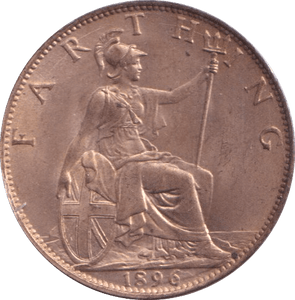 1896 FARTHING ( BU ) - Farthing - Cambridgeshire Coins