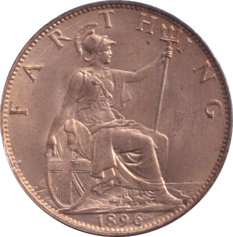 1896 FARTHING ( BU ) - Farthing - Cambridgeshire Coins