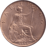 1896 FARTHING ( BU ) - Farthing - Cambridgeshire Coins