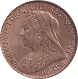 1896 FARTHING ( BU ) - Farthing - Cambridgeshire Coins