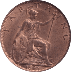 1896 FARTHING ( BU ) - Farthing - Cambridgeshire Coins