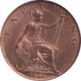 1896 FARTHING ( BU ) - Farthing - Cambridgeshire Coins
